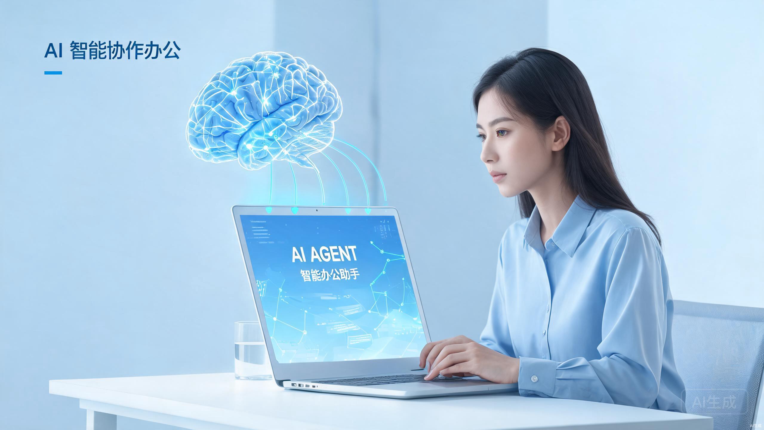 AI Agent职场应用概念图 AI Agent职场应用概念图