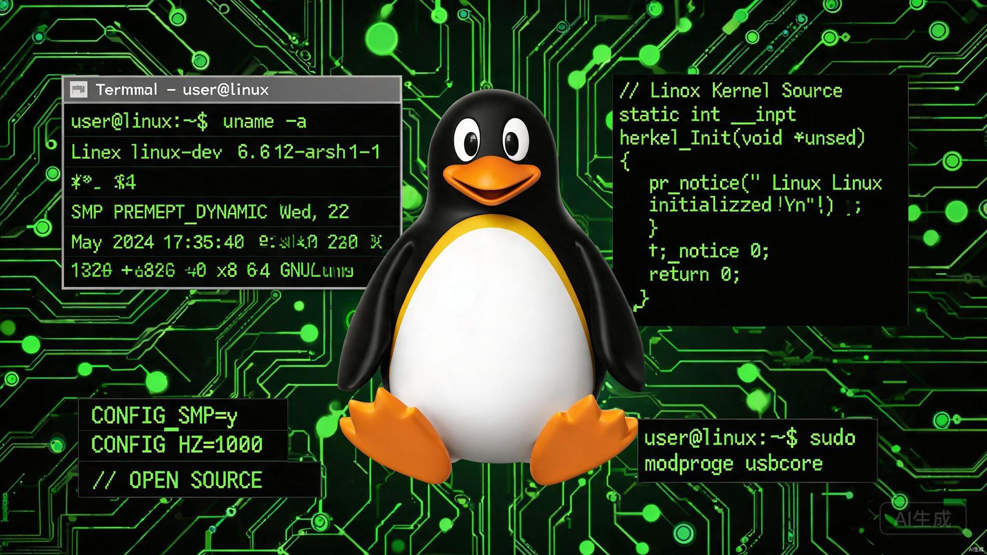 Linux内核开发示意图