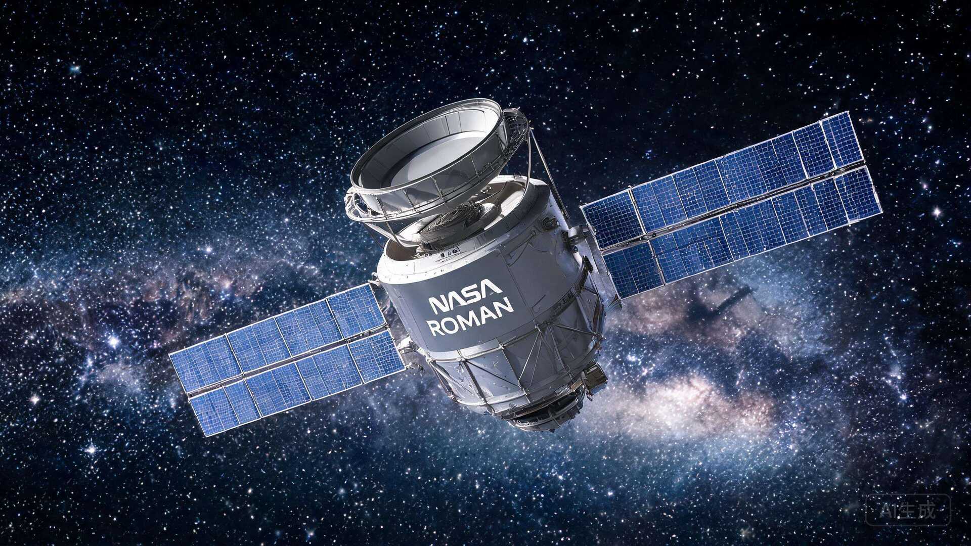 NASA罗曼空间望远镜概念图 NASA罗曼空间望远镜概念图