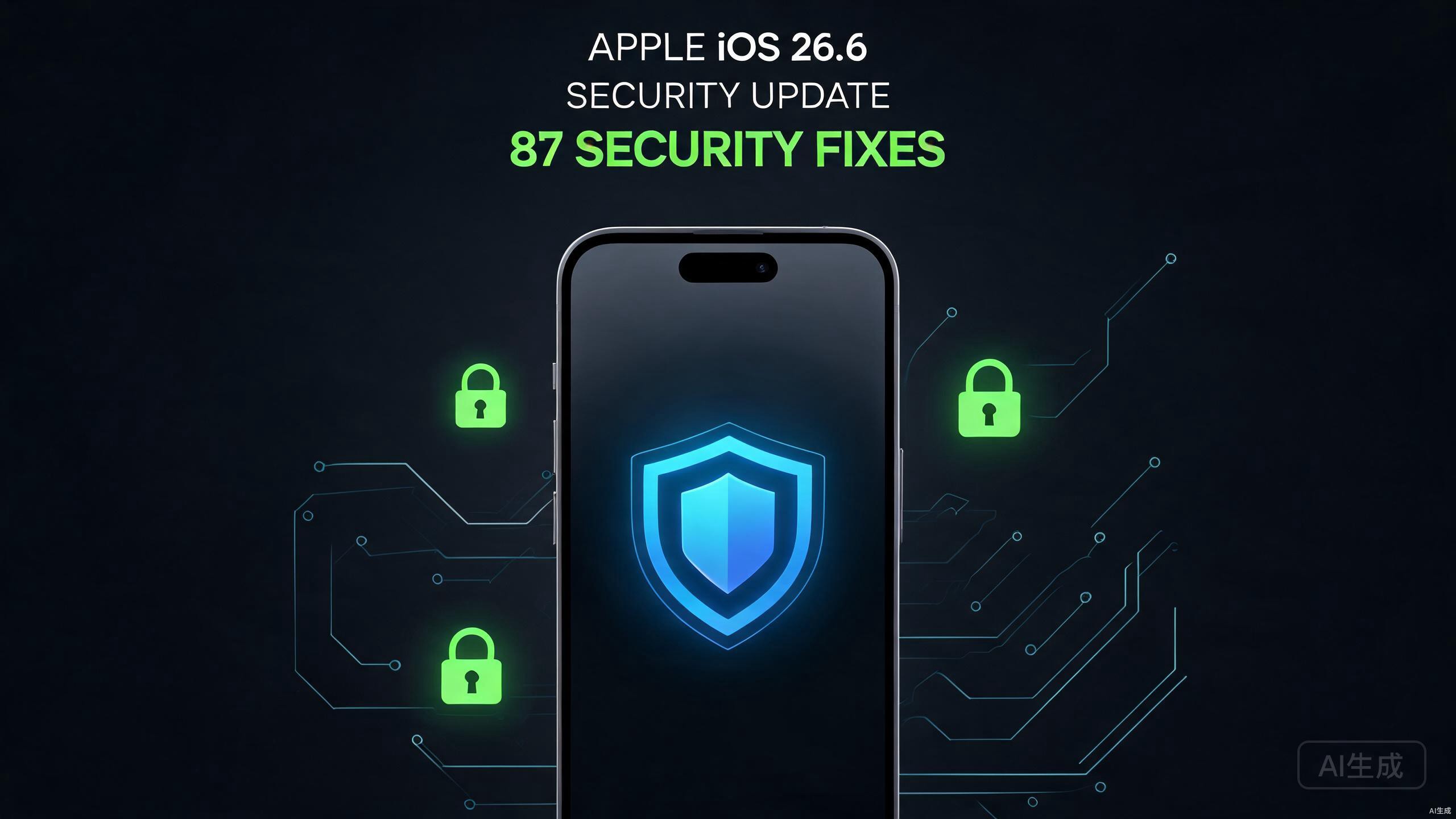 iOS 26.6安全更新