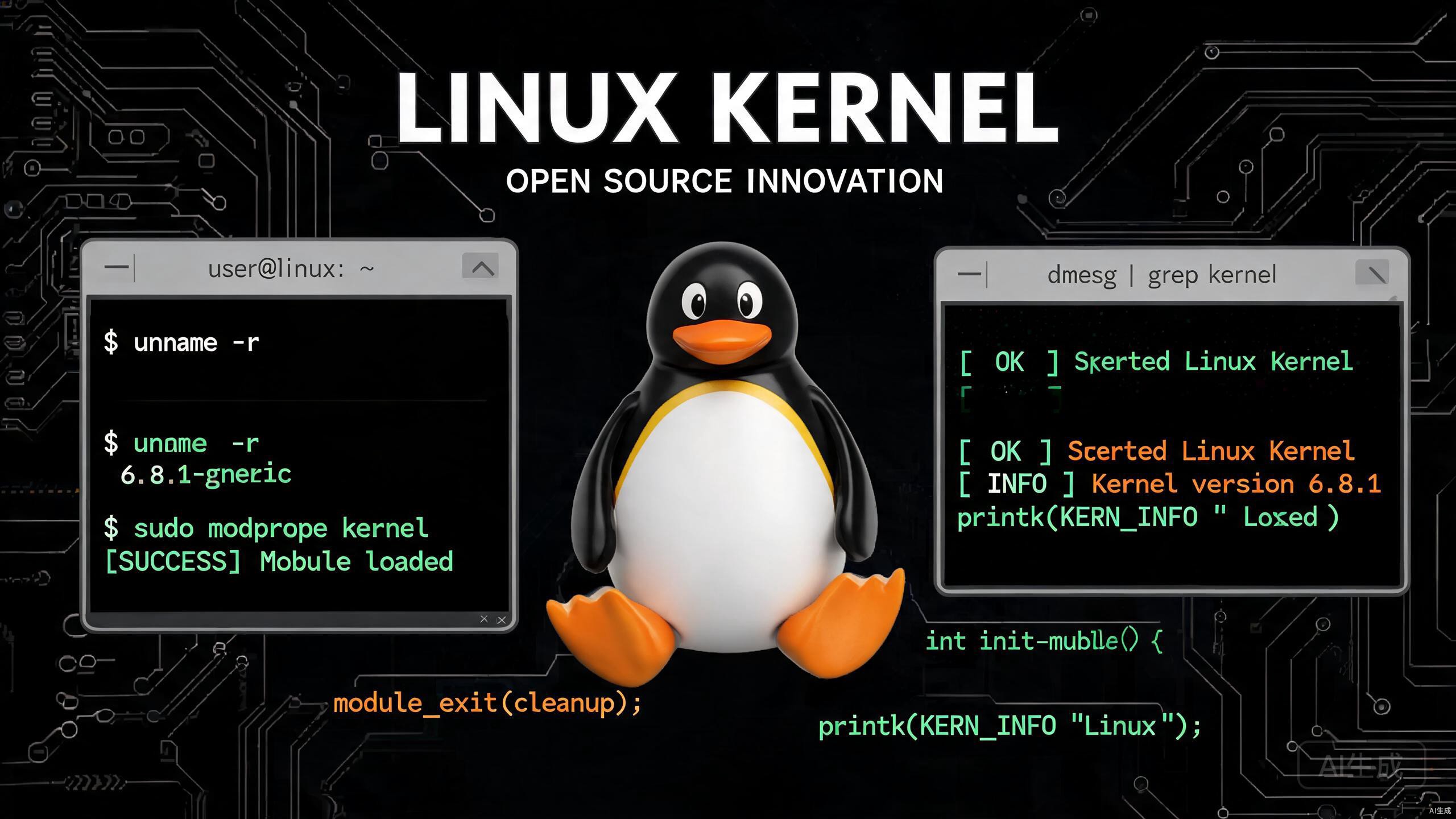 Linux 7.2内核概念图