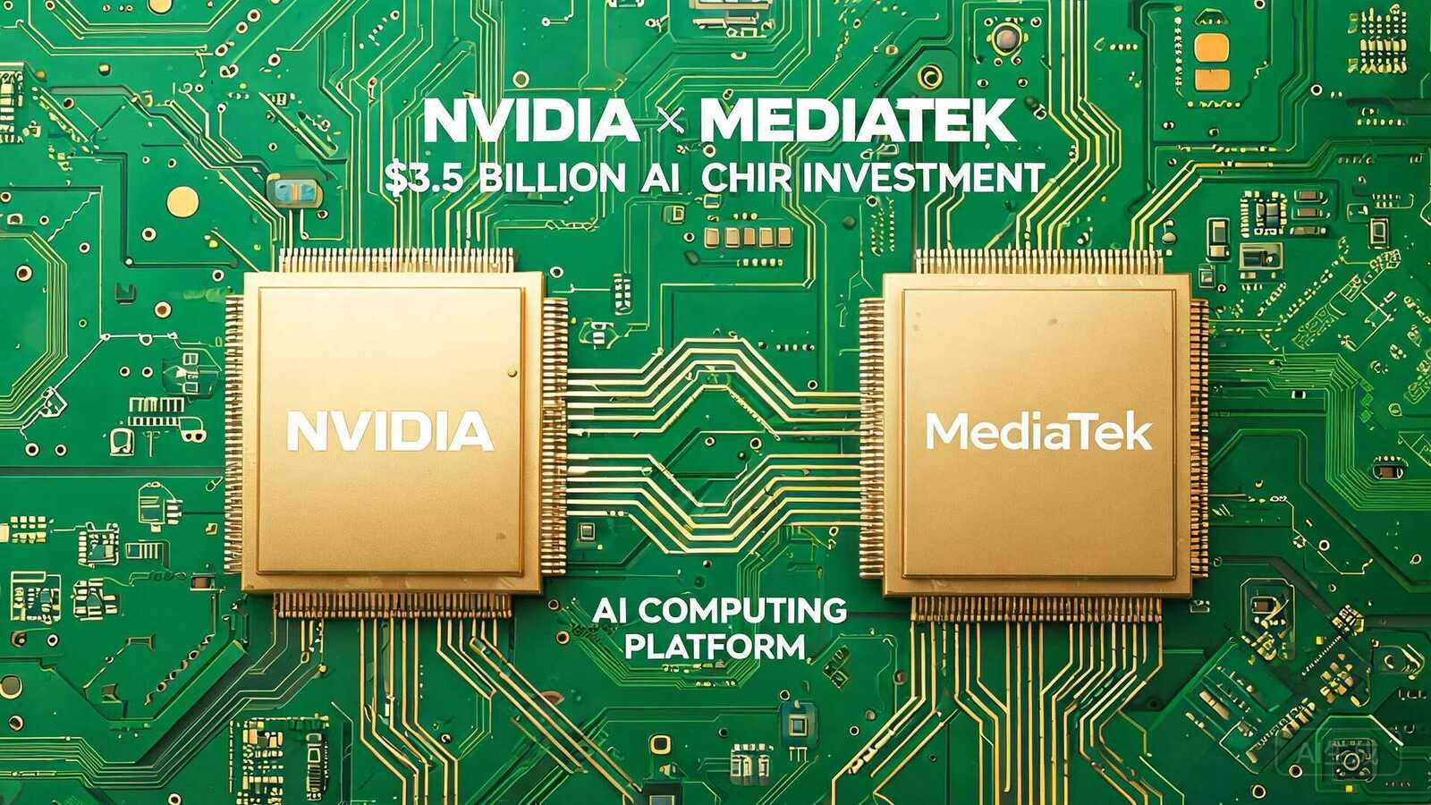 英伟达与联发科合作概念图 英伟达与联发科合作概念图