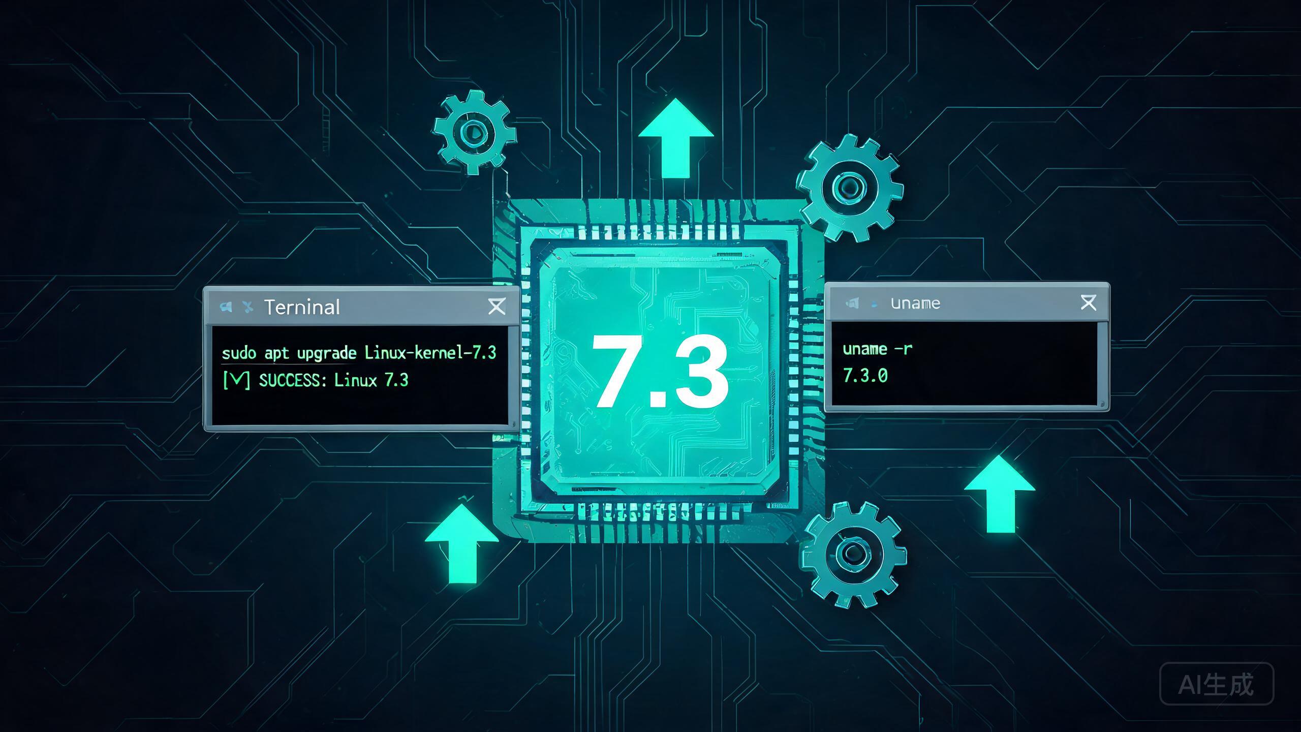 Ubuntu 26.10 内核升级概念图