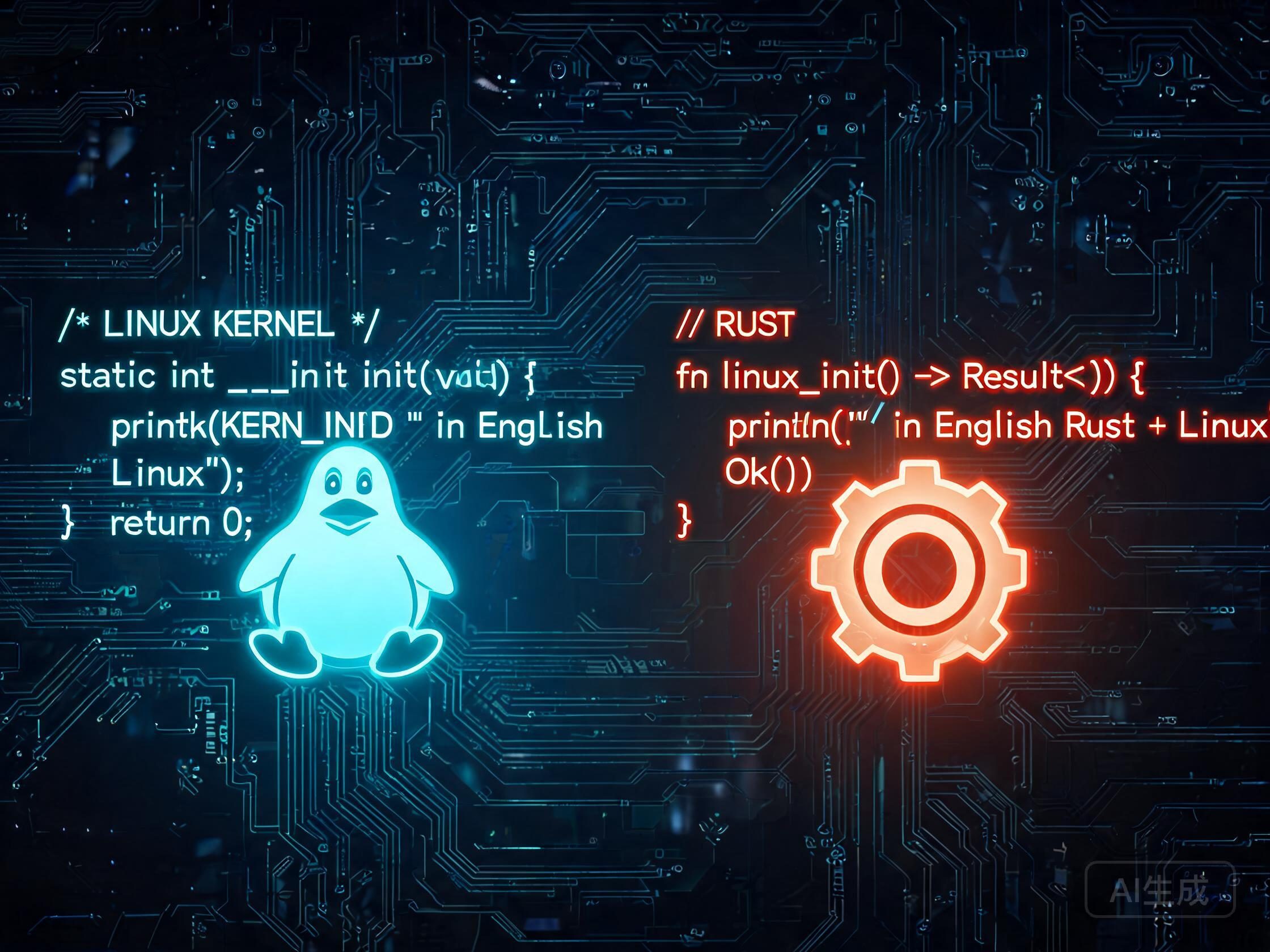 Linux 内核 Rust 化概念图