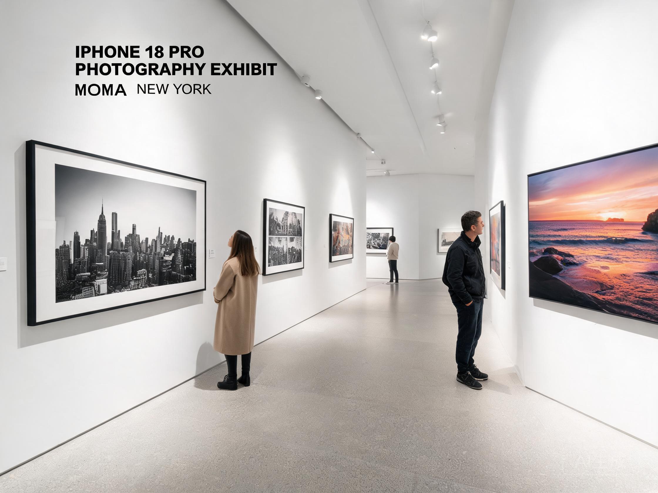 iPhone 18 Pro 摄影展画廊示意图 iPhone 18 Pro 摄影展画廊示意图