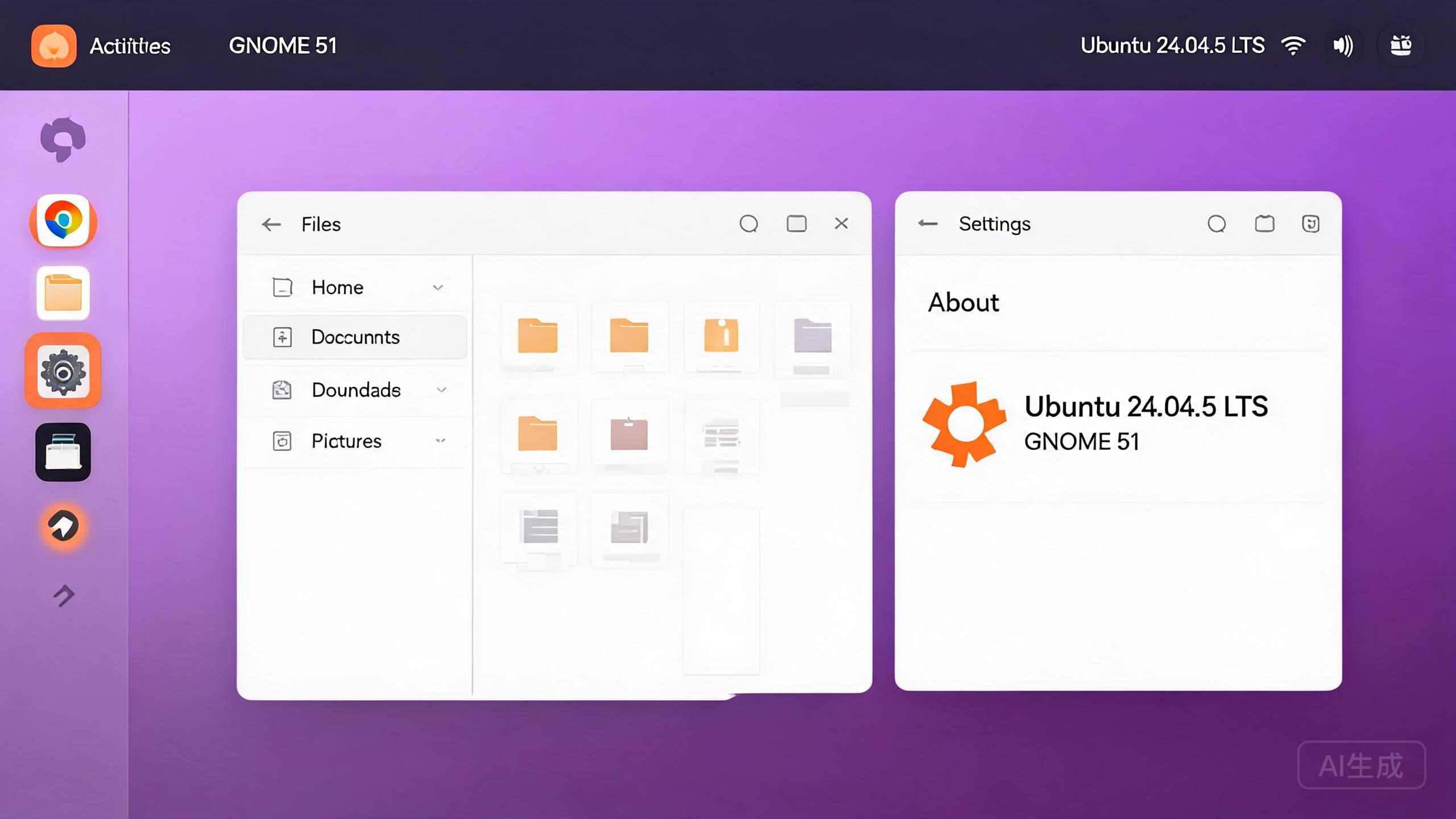 GNOME 51 与 Ubuntu 配图