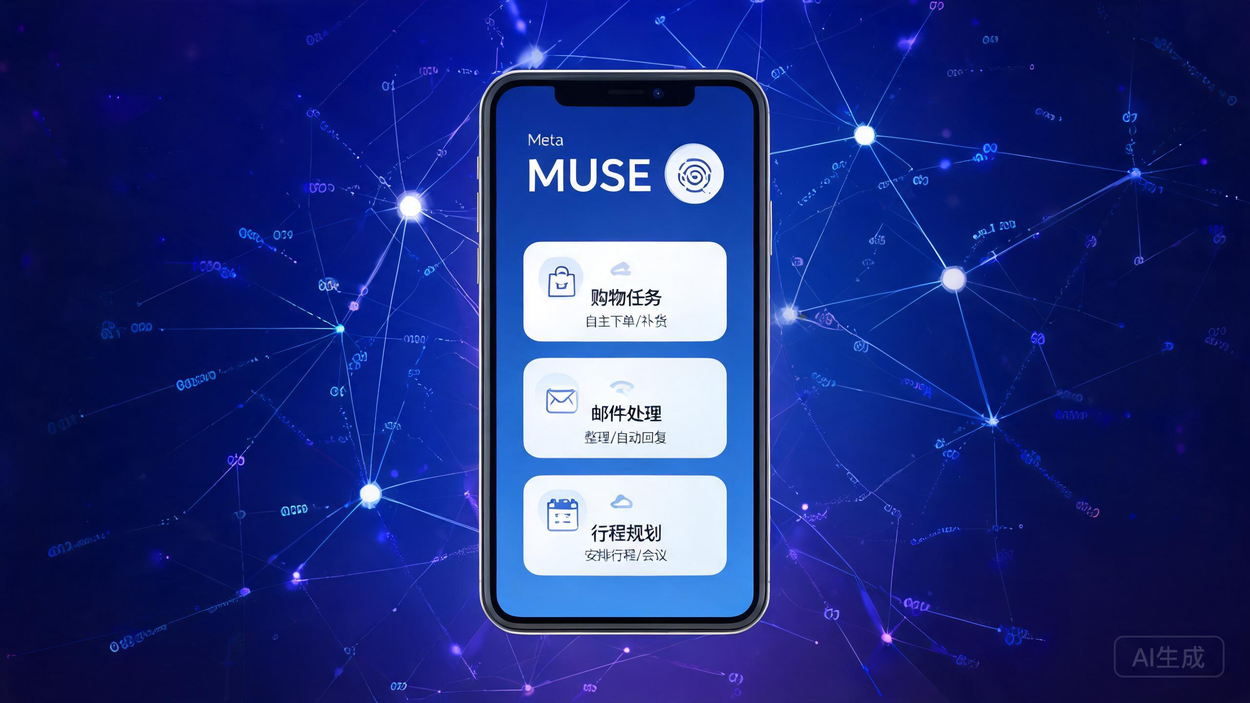 Meta Muse AI 概念图 Meta Muse AI 概念图