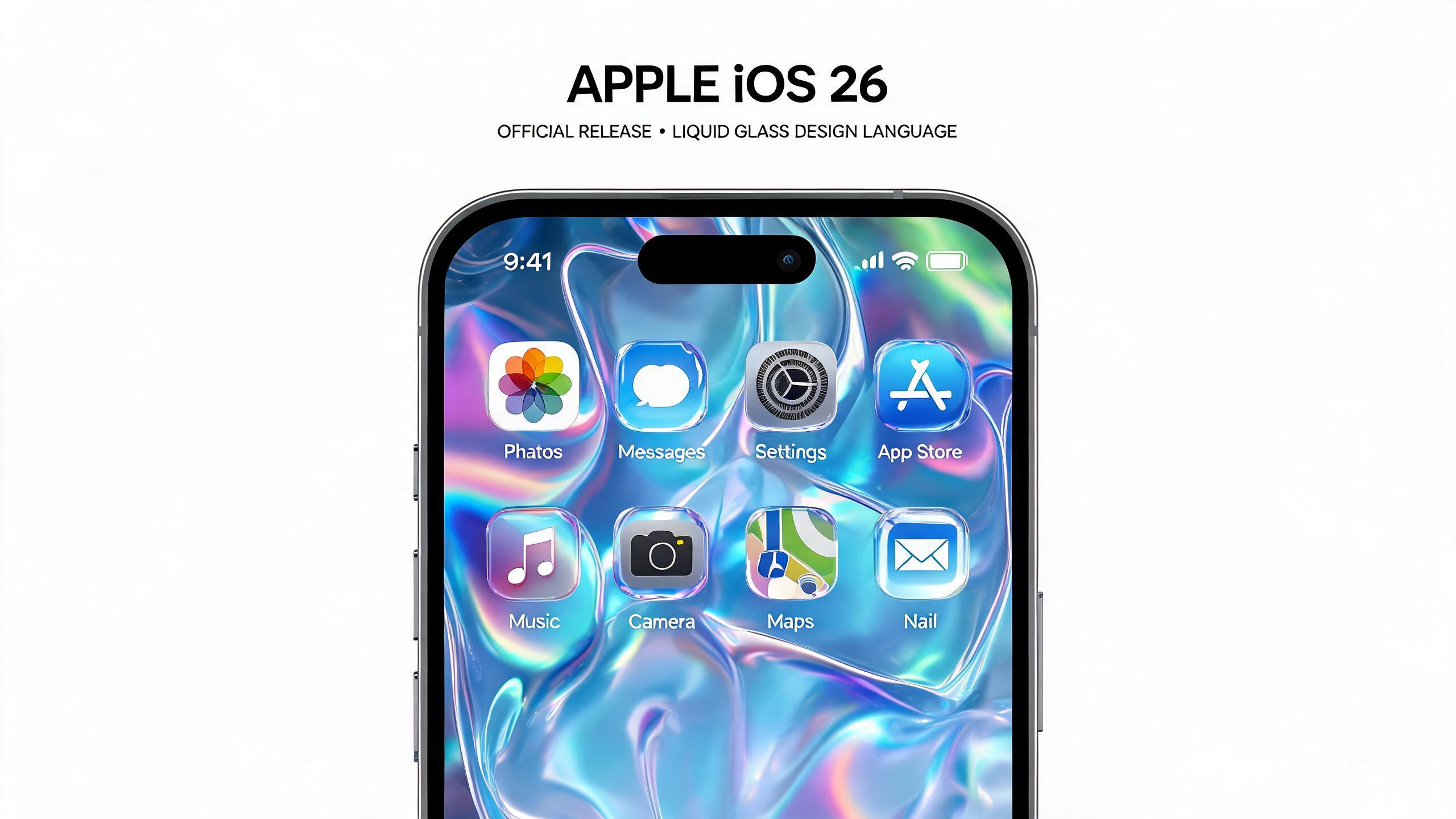 iOS 26 Liquid Glass设计语言 iOS 26 Liquid Glass设计语言