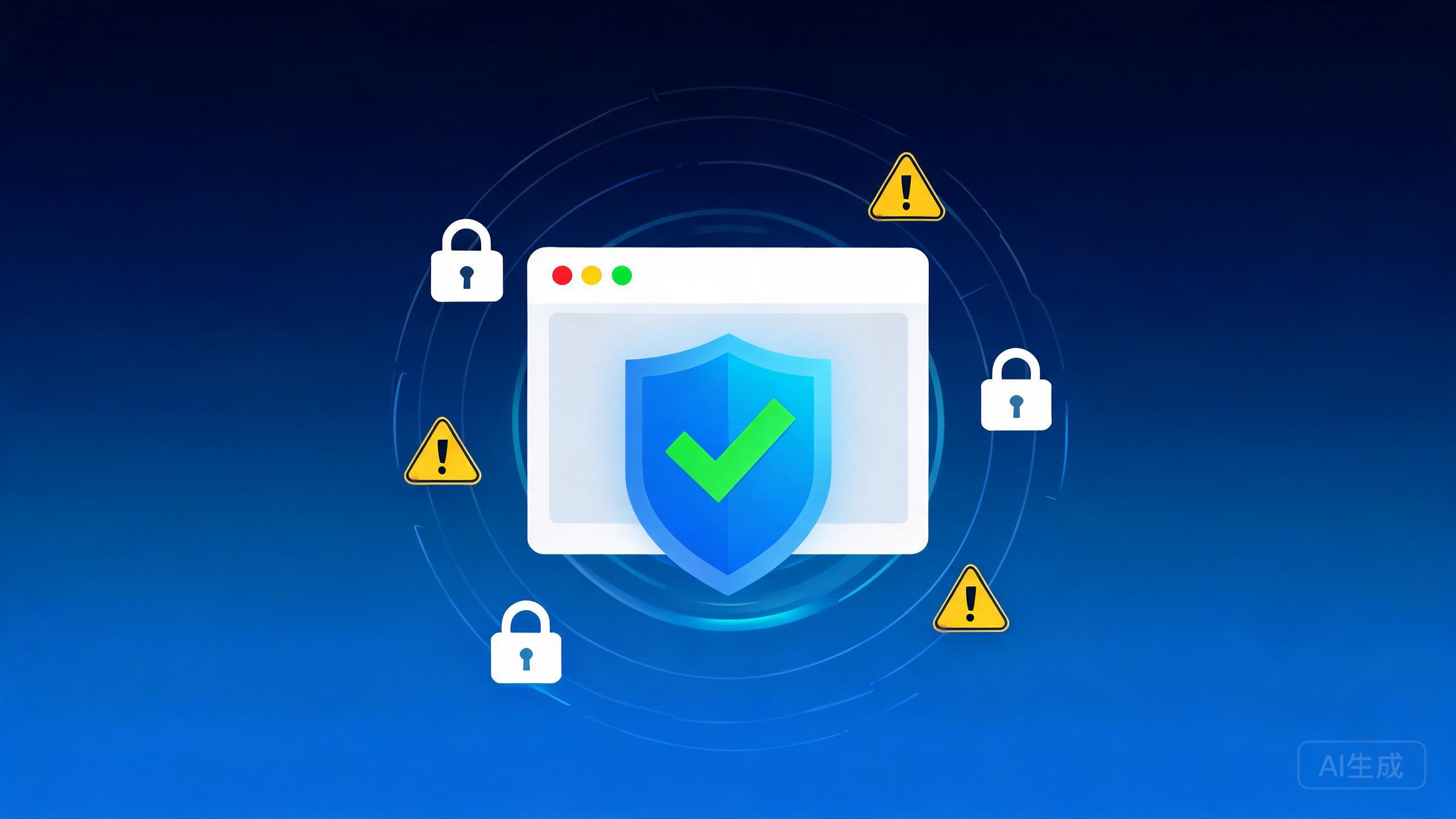 Chrome 浏览器安全修复概念图 Chrome 浏览器安全修复概念图