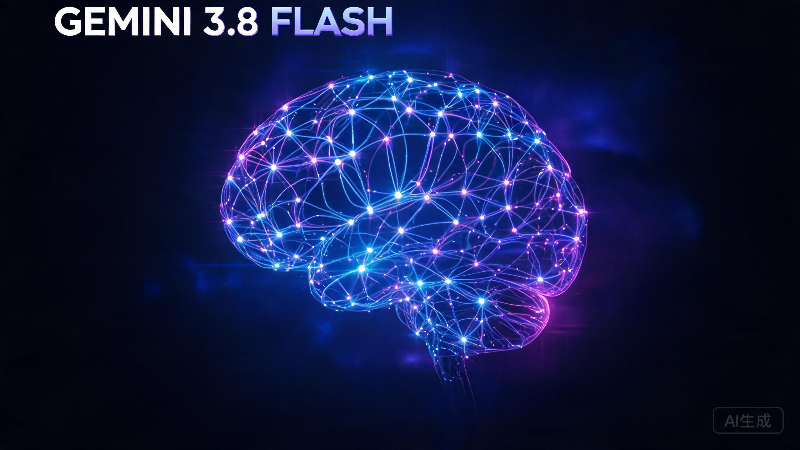 Gemini 3.8 Flash AI模型概念图 Gemini 3.8 Flash AI模型概念图