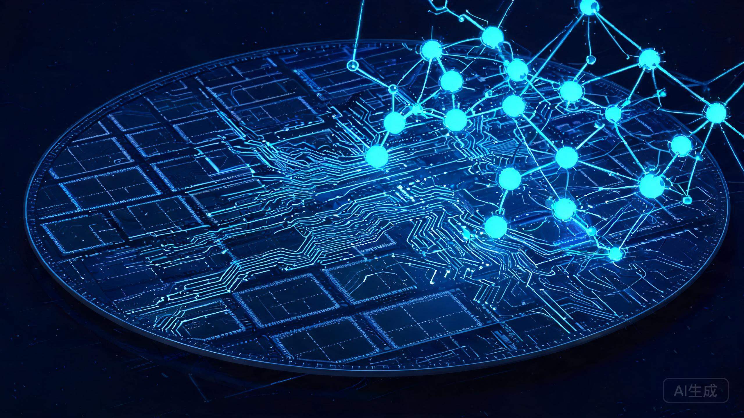 AI 辅助芯片设计概念图 AI 辅助芯片设计概念图
