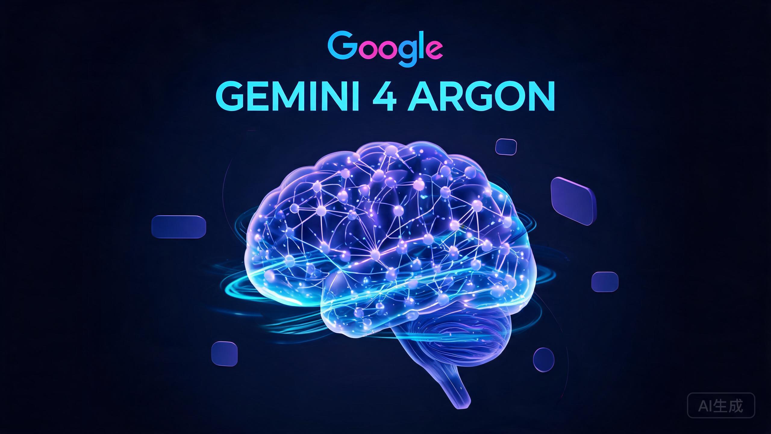 谷歌 Gemini 4 Argon 大模型配图 谷歌 Gemini 4 Argon 大模型配图