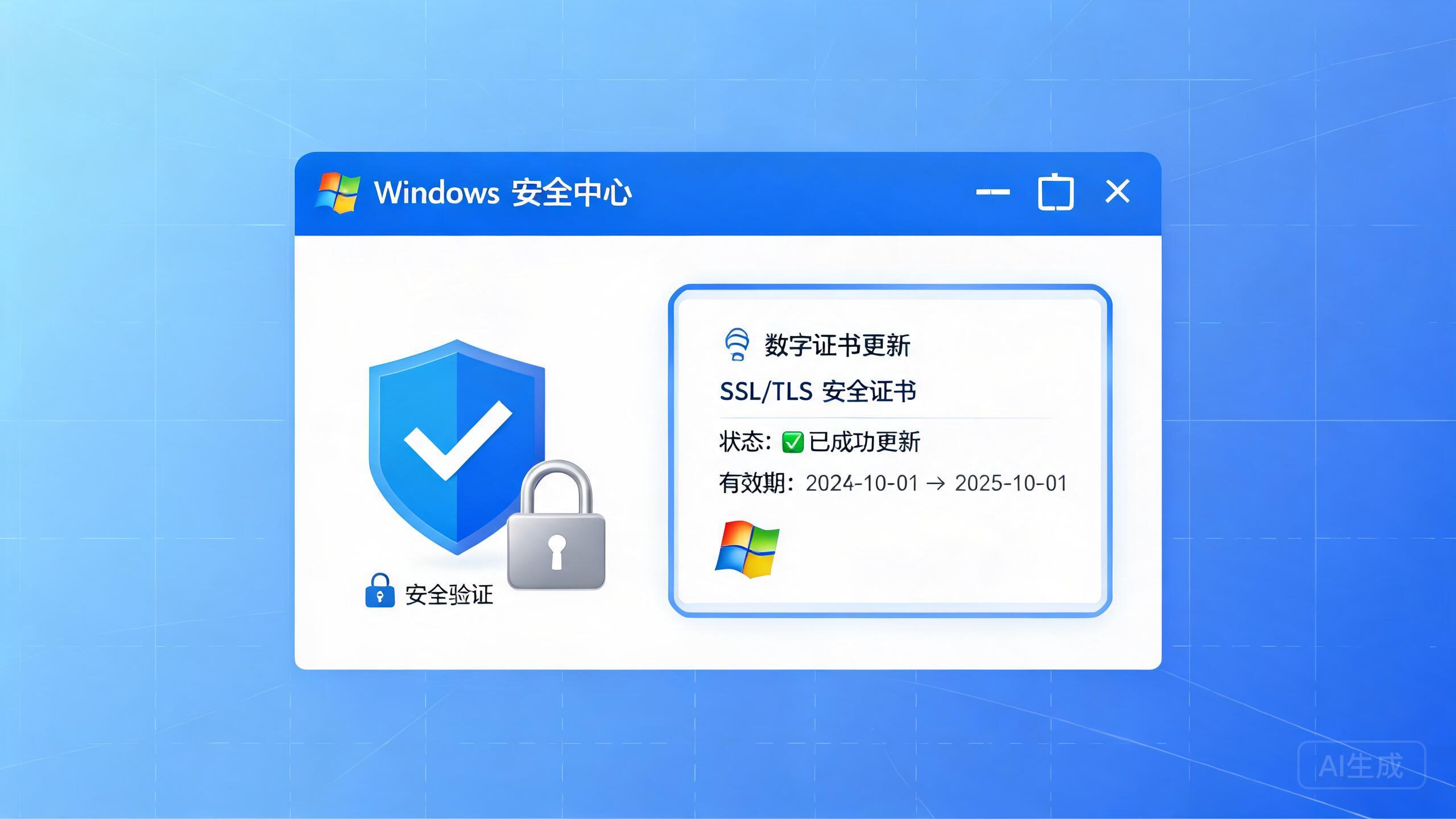 Windows 系统安全证书 Windows 系统安全证书