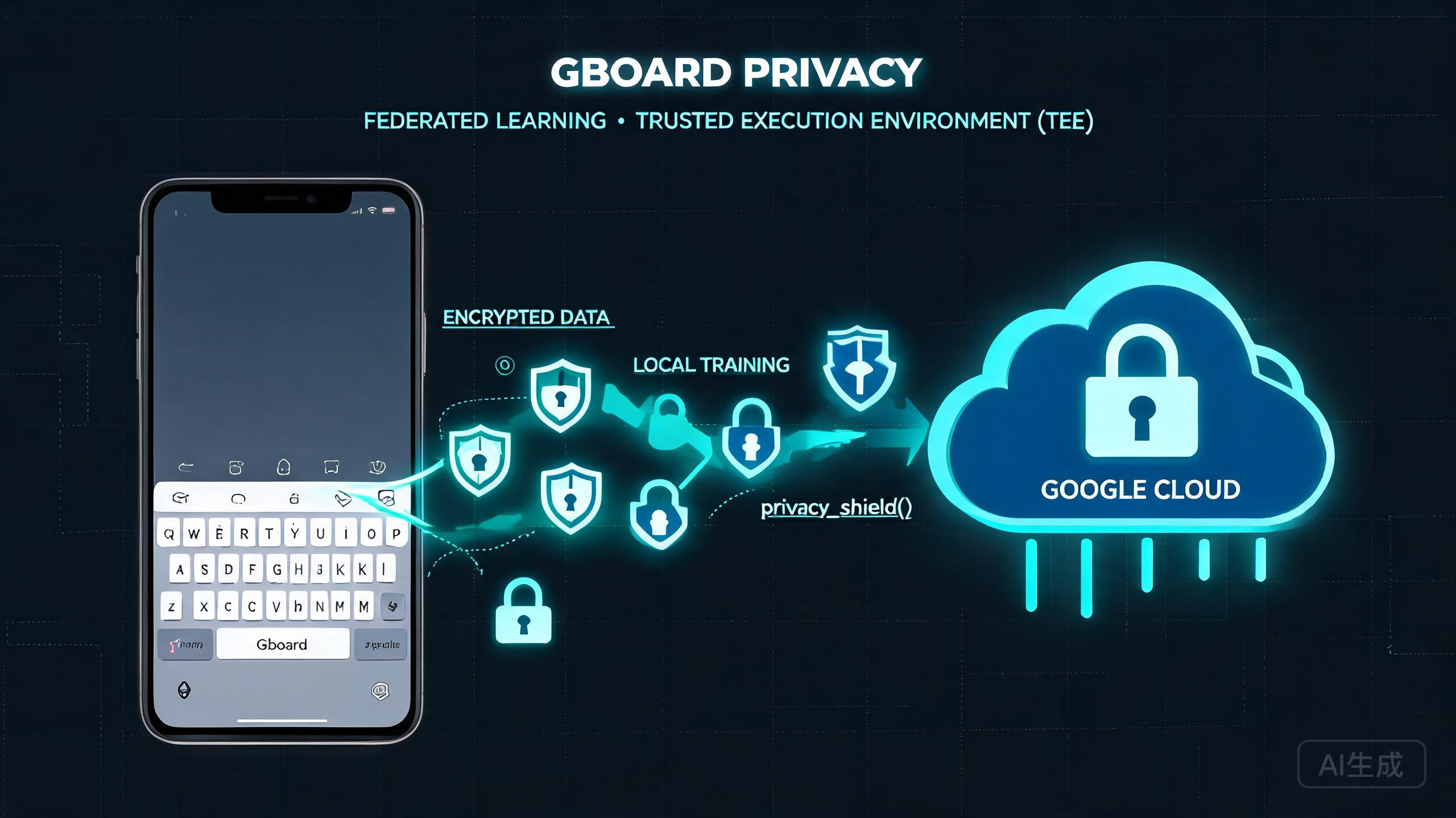 Google Gboard TEE联邦学习配图